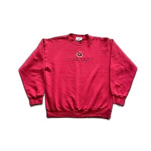 VINTAGE COLORADO ESTES PARK EMBROIDERED CREWENECK SWEATSHIRT MADE IN USA MEDIUM